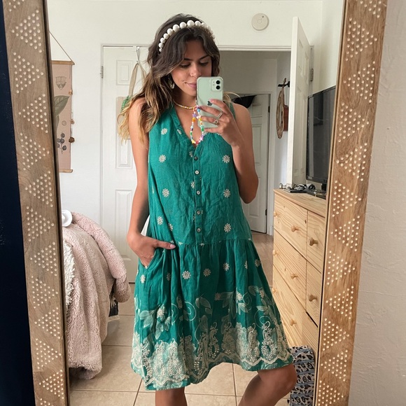 Anthropologie Embroidered Maeve Dress - Picture 1 of 8
